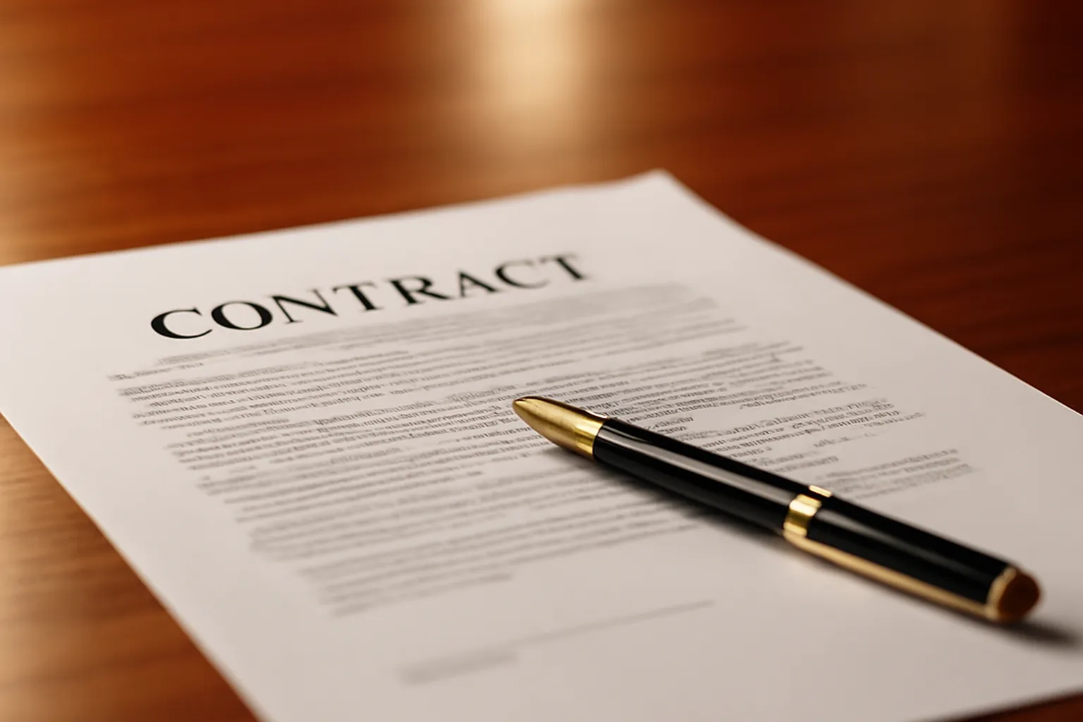 Documents contractuels et signature