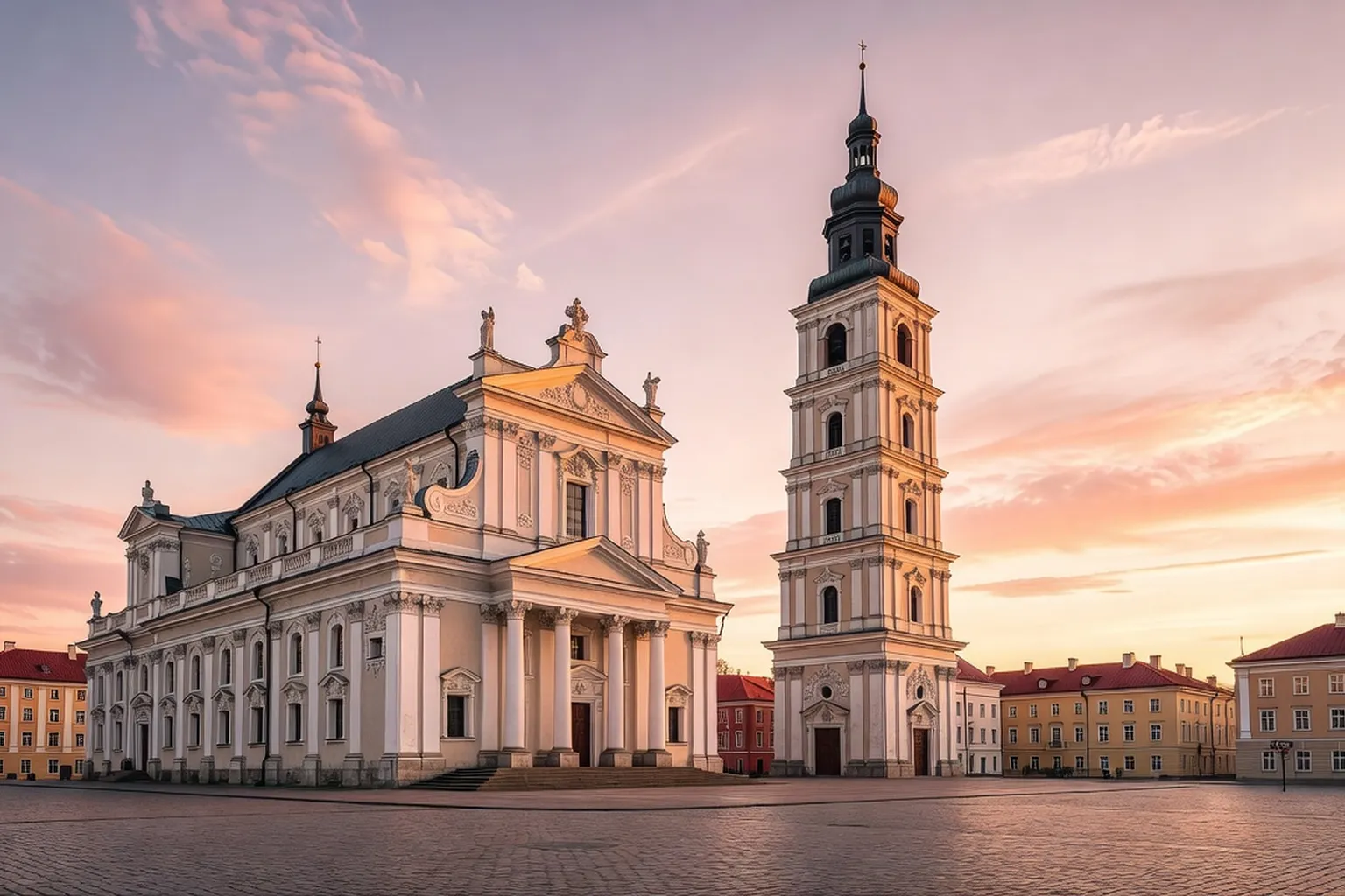 Cathédrale de Vilnius en Lituanie