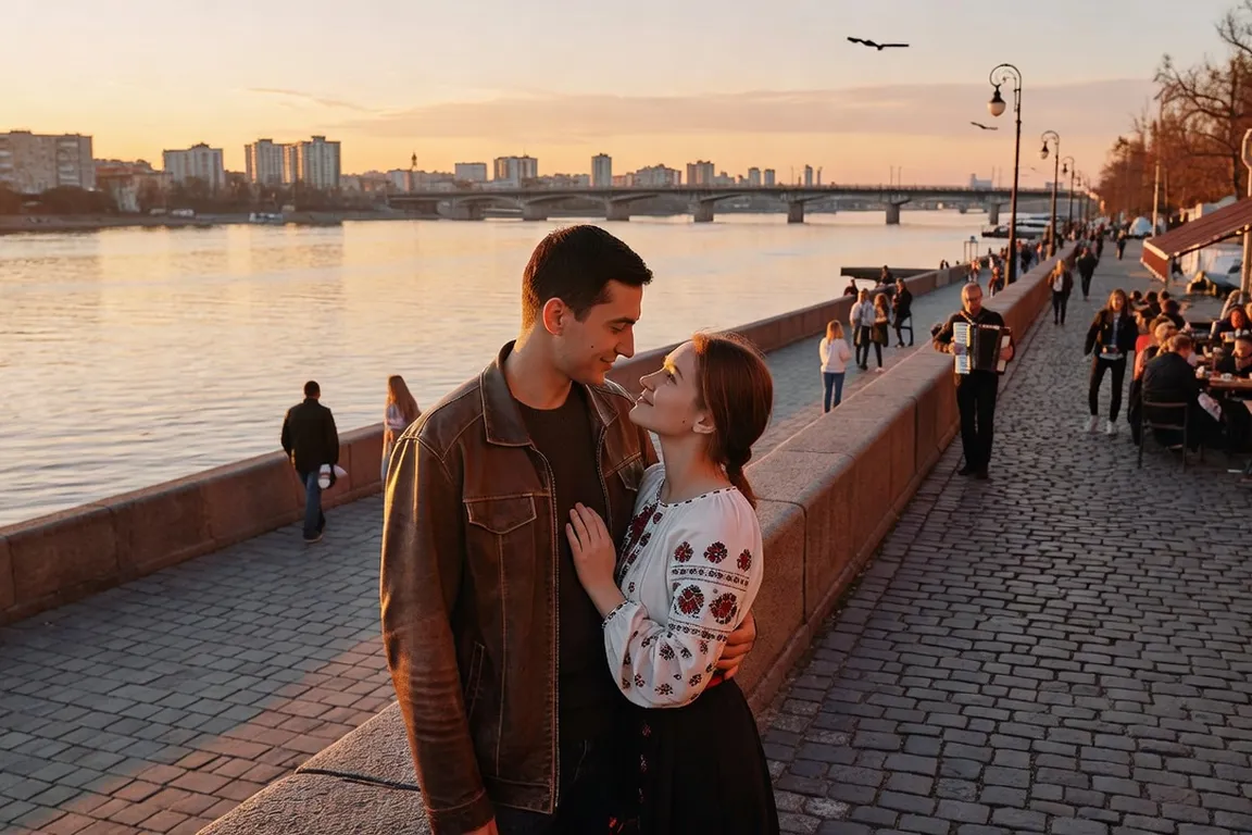 Couple franco-ukrainien à Kiev