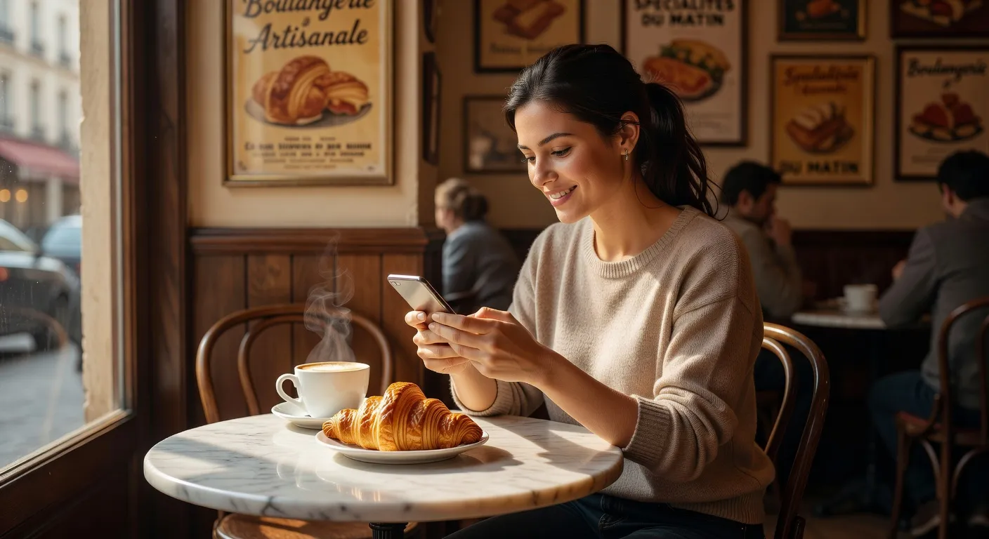 Interface d'une application de rencontre sur smartphone