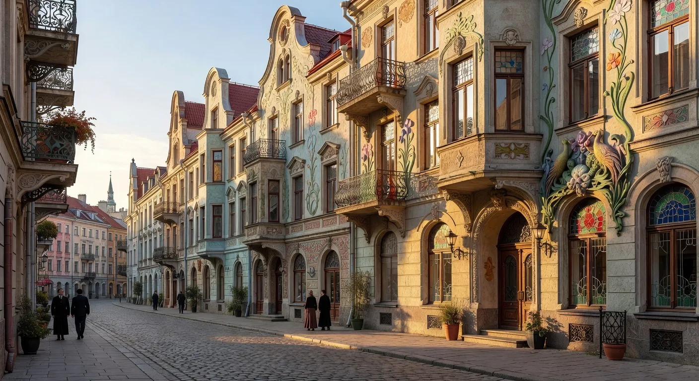 Vieille ville de Riga en Lettonie