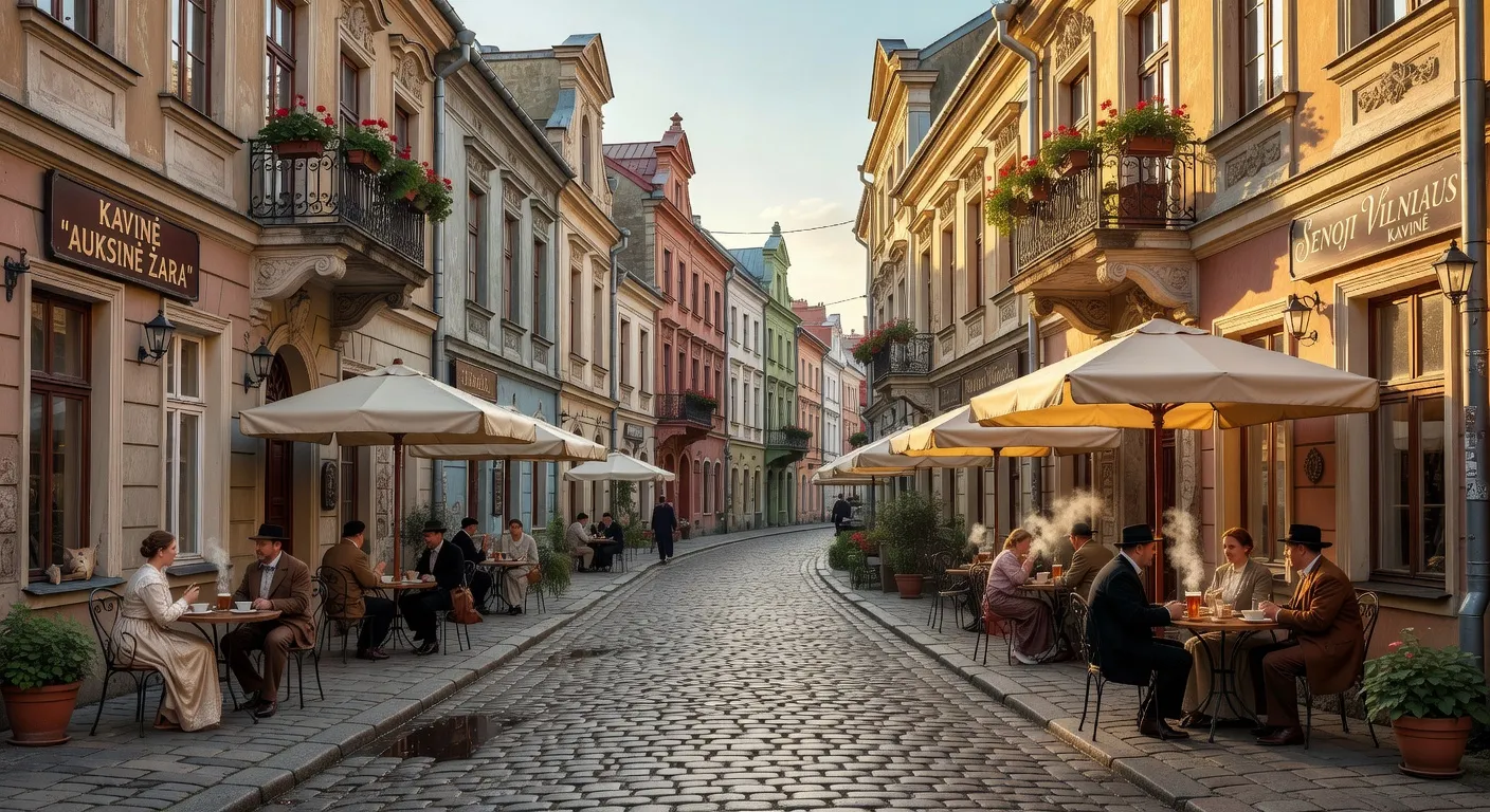 Promenade dans la vieille ville baroque de Vilnius